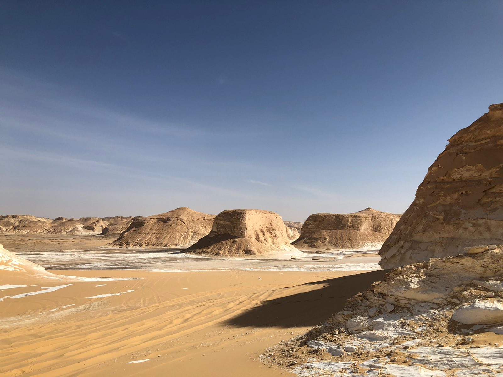 エジプト砂漠ツアー　一人旅